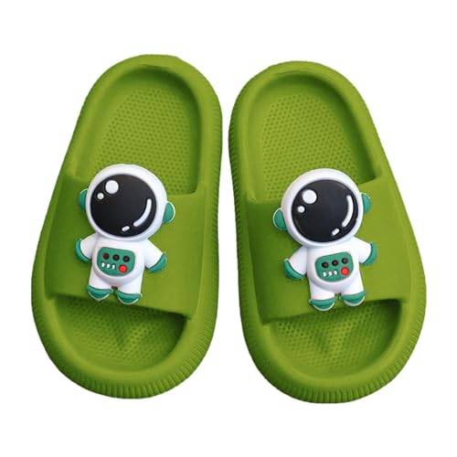 CUTeFiorino Hausschuhe Kinder Junge Größe 38 Hausschuhe Mädchen Dusche Sandale Sommer Cartoon rutschfeste Badezimmer Wasserschuhe für Kleinkind Hausschuh 31 Junge (Green, 26 Toddler) von CUTeFiorino