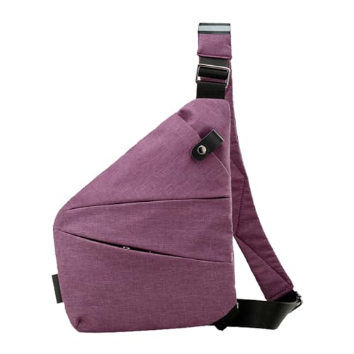 CUTeFiorino Jogging Leggins Herren Mit Taschen Persönliche Taschentasche für Reisen Persönliche Taschentasche für Männer Persönliche Flex-Tasche Schärpentasche, rechte (Purple, One Size) von CUTeFiorino