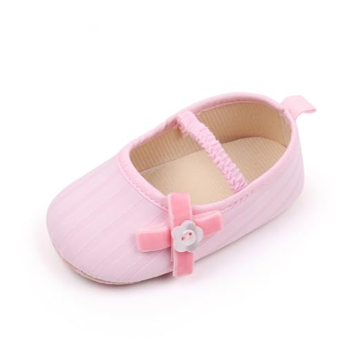 CUTeFiorino Kinder 29 Mode Frühling Sommer Zehe einfarbig Schleife Kinder Freizeitschuhe Eva 34 (Hot Pink, 19 Infant) von CUTeFiorino