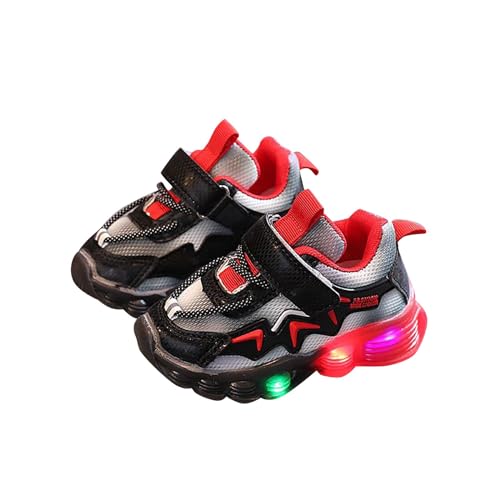 CUTeFiorino Kinder Sportschuhe 1 3 Baby-Turnschuhe, rutschfest, weich besohlte Kleinkinderschuhe, Netz für und Mädchen Schuhe 32 (Black, 22 Infant) von CUTeFiorino