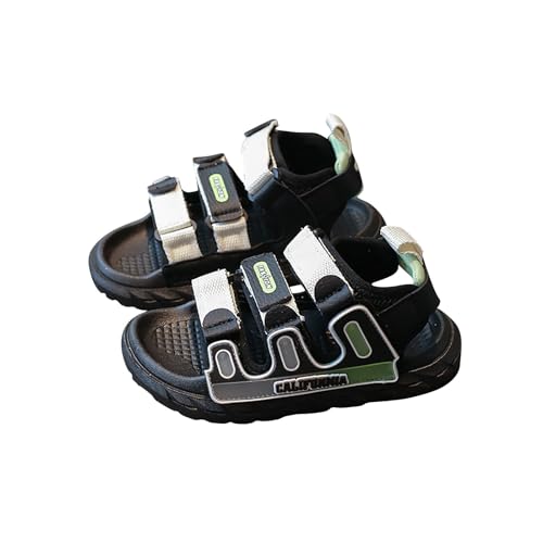 CUTeFiorino Sandalen Kleinkind Junge Sandalen für und Mädchen, Sommer, offene Zehenpartie, Sneaker, lässig, leicht, Strandschuhe Kinder Schuhe Sommer Sandalen (Black, 35 Big Kids) von CUTeFiorino