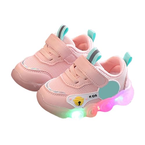 CUTeFiorino Sneaker 37 Kinderschuhe Leuchtende Schuhe Leuchtende Sportschuhe Freizeitschuhe Atmungsaktive Baby-Kinderschuhe Laufschuhe Kinder 36 (Pink, 18-24 Months) von CUTeFiorino