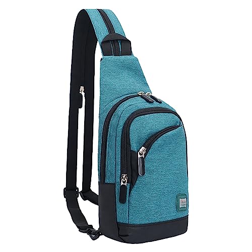 CUTeFiorino Taschen Parfümflasche Männer Frauen Outdoor Einzigen Schulter Tasche Zipper Umhängetasche Radfahren Sport Tasche Brust Tasche Bergsteigen Reise Kleinen Rucksack Taschen (BU2, One Size) von CUTeFiorino