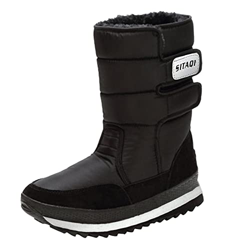 CUTeFiorino Wanderschuhe Herren 47 Unisex Snow Boots 99 Gefüttert Freizeitstiefel Boots Herren Vintage Stiefel Hüttenschuhe Herren Winterschuhe Herren Leder von CUTeFiorino