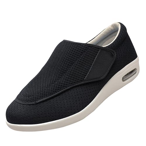 CVFOMBN Extra Weite Wanderschuhe,Gesunde Sportschuhe mit weitem Klettverschluss und niedrigem Schaft, Linderung von Fußschwellungen, gesunde Schuheblack,39 CVFOMBN Extra Weite Wanderschuhe,Gesunde Sportschuhe mit weitem Klettverschluss und niedrigem Schaft, Linderung von Fußschwellungen, gesunde Schuheblack,39 von CVFOMBN
