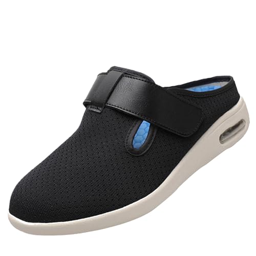 CVFOMBNOrthopädische Hausschuhe,Anti-Rutsch-Schuhe, verstellbare Seniorenschuhe, breit und bequem, geeignet für geschwollene Füße und Plantarfasziitisblack,44 CVFOMBNOrthopädische Hausschuhe,Anti-Rutsch-Schuhe, verstellbare Seniorenschuhe, breit und bequem, geeignet für geschwollene Füße und Plantarfasziitisblack,44 von CVFOMBN