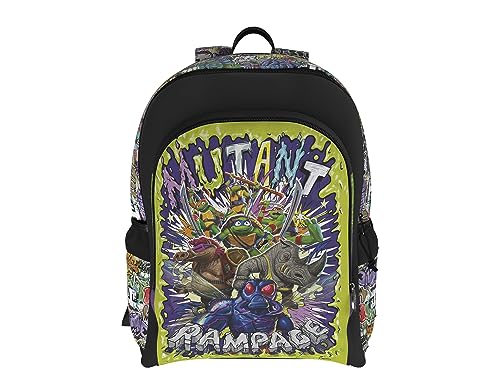 CYPBRANDS Unisex Kinder Ninja Turtles, 43 cm, anpassbar an Trolley-Mutants Rucksack, bunt von CYPBRANDS