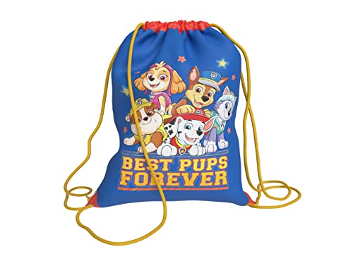 CYPBRANDS Unisex Kinder Rucksack Kinderrucksack, mit verstellbaren Griffen, Paw Patrol Design, Farben Blau und Gelb, offizielles Produkt (CyP Brands), bunt von CYPBRANDS