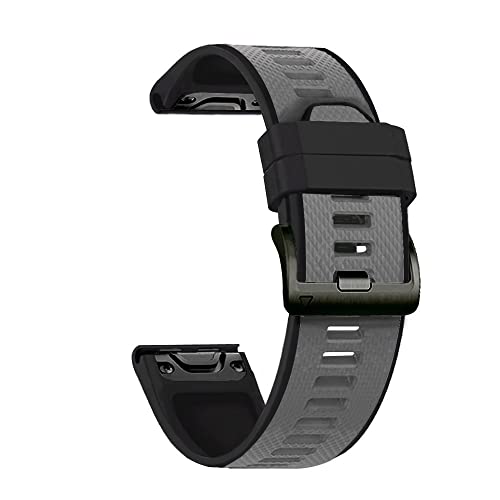 CYSUE Colorfu Ersatzarmband für Garmin offizielle Schnalle, Silikon-Schnellverschluss-Armband für Fenix 5X/5/3/3HR/6/6X/Forerunner 935/945, 26MM Fenix 3 3HR, Achat von CYSUE