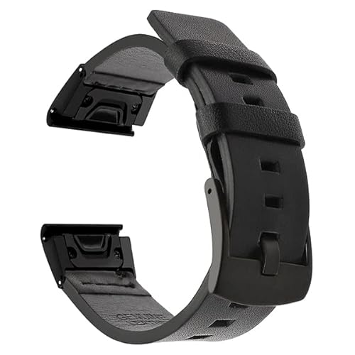 CYSUE Lederarmband für Garmin Fenix 7 7X 5/5X Plus/6/6X Pro/MK1/935 Smart-Armband 22 26 mm, schnell anzubringen, Armband, 26mm Fenix7X, Achat von CYSUE