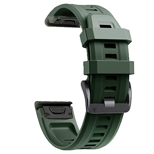 CYSUE Silikon-Armband mit rotgoldener Schnalle, für Garmin Descent MK2S, Fenix 6S, 6SPro, 5S Plus, D2, Delta-Smartwatch, schnelles Öffnen, For Fenix 5S, Achat von CYSUE