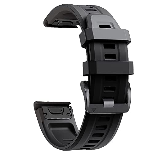 CYSUE Silikon-Armband mit rotgoldener Schnalle, für Garmin Descent MK2S, Fenix 6S, 6SPro, 5S Plus, D2, Delta-Smartwatch, schnelles Öffnen, For Fenix 7S, Achat von CYSUE