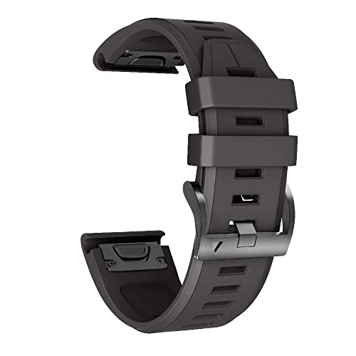 CYSUE Zweifarbiges Silikon-Smartwatch-Armband für Garmin Fenix 5X/5XPlus/6X/6XPro/3/3HR/Descent MK1/D2 Delta PX Uhrenarmband, 26mm Fenix 6XPro, Achat von CYSUE