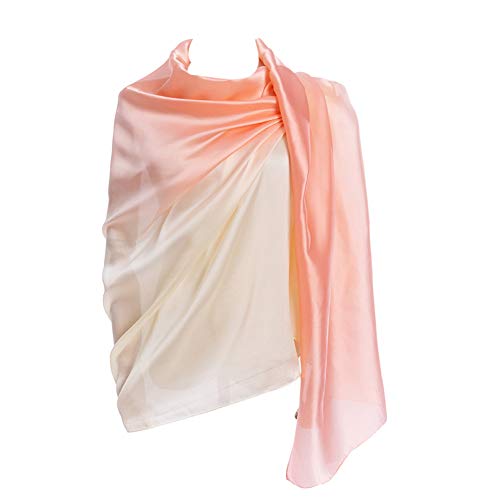CYZLANN Damen-Schals, 100 % Seide, lange, leichte Schals für Damen, Einheitsgröße von CYZLANN