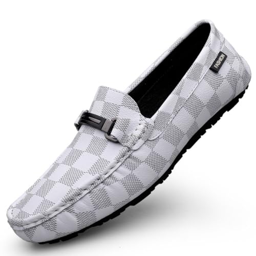 CZHIHANEG Herren Loafers Mokassins Schuhe Atmungsaktiv Casual Leder Mokassins Handmade Slip On Driving Business Schuhe 37-49 EU von CZHIHANEG