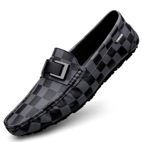 CZHIHANEG Herren Loafers Mokassins Schuhe Atmungsaktiv Casual Leder Mokassins Handmade Slip On Driving Business Schuhe 37-49 EU von CZHIHANEG