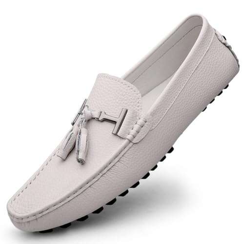 CZHIHANEG Herren Loafers Mokassins Schuhe Atmungsaktiv Casual Leder Mokassins Handmade Slip On Driving Business Schuhe 37-49 EU von CZHIHANEG