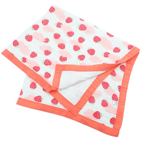 Cabilock 1Stk Überwurfdecke mit -Print spannbettlaken babydecken Wickeldecke für Neugeborene badedecke handtücher neugeborenes badetuch saugfähiges Badetuch Baumwolle rot Cabilock 1Stk Überwurfdecke mit -Print spannbettlaken babydecken Wickeldecke für Neugeborene badedecke handtücher neugeborenes badetuch saugfähiges Badetuch Baumwolle rot von Cabilock