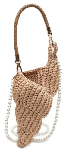 Handgewebte Muschel-Hobo-Tasche, Damen, gehäkelt, Sommer, Strandtasche, Umhängetasche, Boho-Strick, Abend-Clutch, Geldbörsen 2025, Khaki, Einheitsgröße, C-m-25cbb07-khaki Handgewebte Muschel-Hobo-Tasche, Damen, gehäkelt, Sommer, Strandtasche, Umhängetasche, Boho-Strick, Abend-Clutch, Geldbörsen 2025, Khaki, Einheitsgröße, C-m-25cbb07-khaki von Caissip