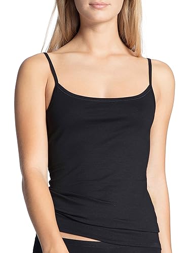 CALIDA Natural Comfort Spaghetti-Top Damen, aus hochwertiger Baumwolle, verstellbare Träger von CALIDA