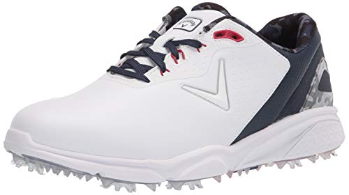 Callaway Herren Coronado V2 Golfschuh, weiß/blau/rot, 40.5 EU von Callaway