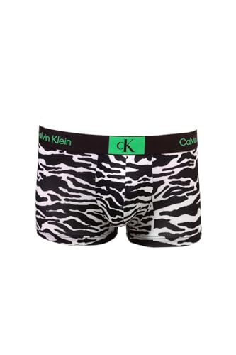 Calvin Klein Herren Boxershorts 1996 mit Zebra Print, Schwarz , XL von Calvin Klein Jeans