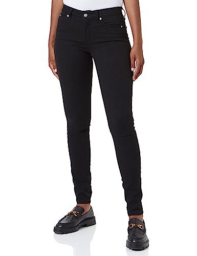 Calvin Klein Jeans Damen MID Rise Skinny J20J221582 Hosen, Denim (Denim Black), 28W / 34L von Calvin Klein Jeans