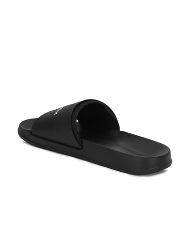 Calvin Klein Jeans Herren Badeschuhe Slide Monogram Tpu Badelatschen, Schwarz (Black), 43 von Calvin Klein Jeans