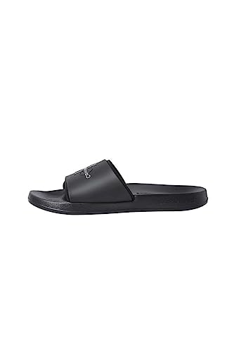 Calvin Klein Jeans Herren Badeschuhe Slide Monogram Tpu Badelatschen, Schwarz (Black), 45 von Calvin Klein Jeans