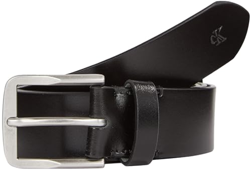 Calvin Klein Jeans Herren CLASSIC FLAT R LTHR BELT 35MM K50K511421, Black (Black), 115 von Calvin Klein Jeans