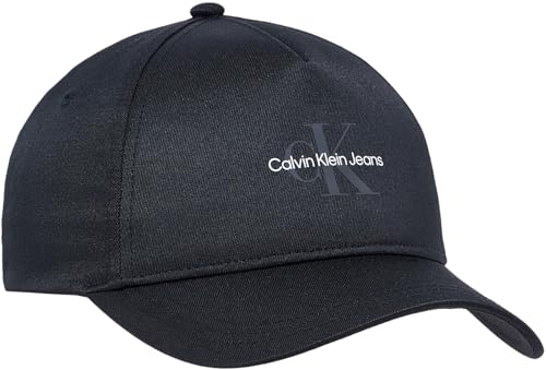 Calvin Klein Jeans Herren Mono Logo Print Cap K50K512140 Kappe, Schwarz (Black), OS von Calvin Klein Jeans