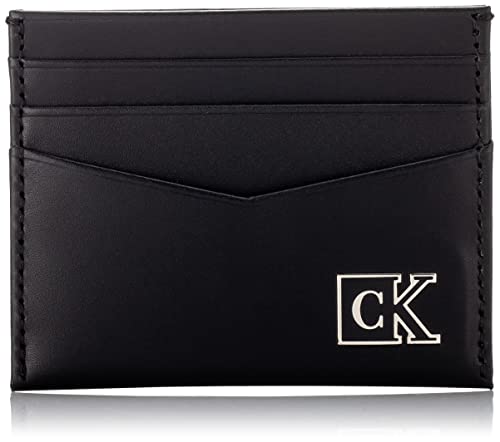 Calvin Klein Jeans Herren PLAQUE ID CARDHOLDER Reisezubehör- Dreifachgefaltete Brieftasche, Schwarz, Einheitsgröße von Calvin Klein Jeans