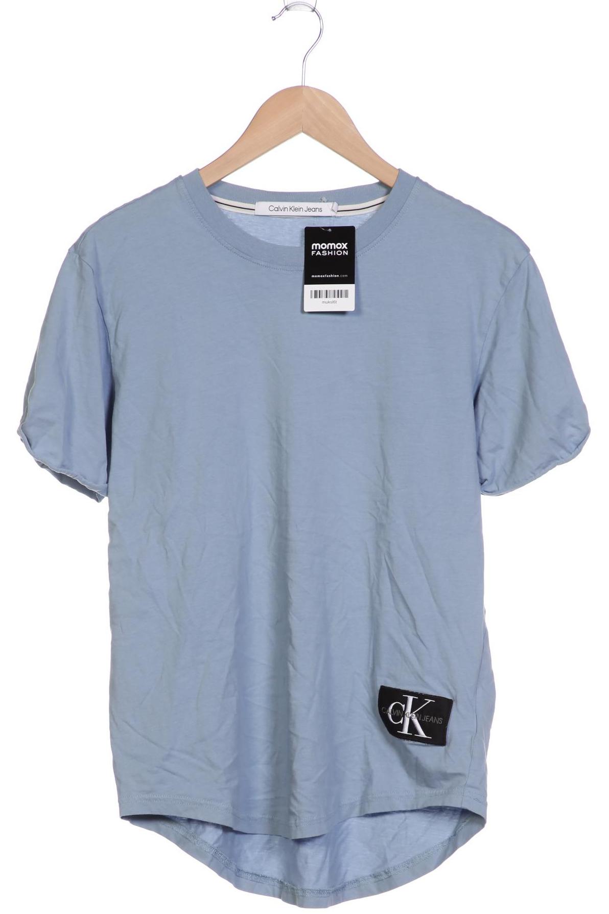 Calvin Klein Jeans Herren T-Shirt, hellblau, Gr. 48 von Calvin Klein Jeans