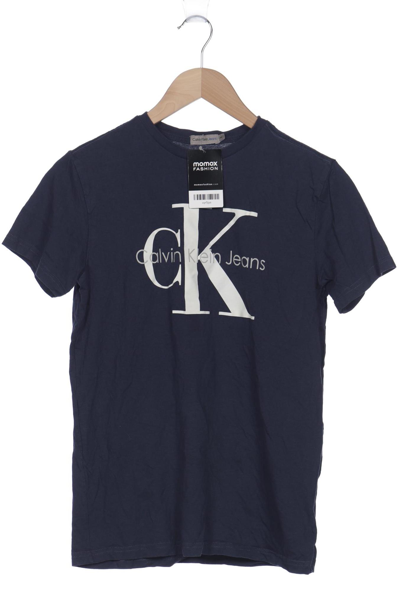 Calvin Klein Jeans Herren T-Shirt, marineblau, Gr. 48 von Calvin Klein Jeans