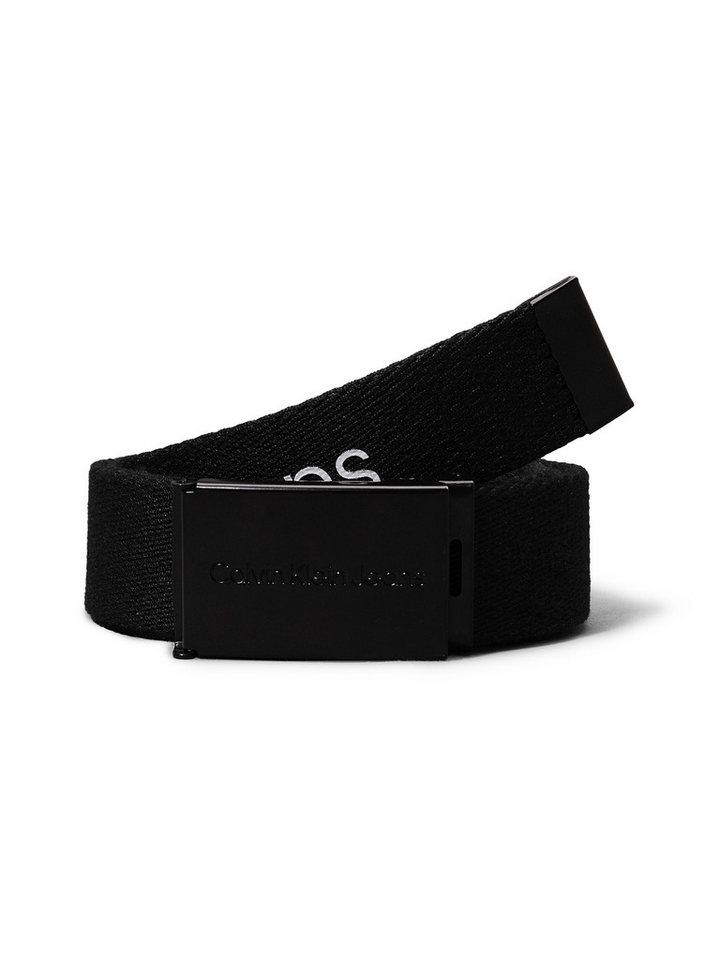 Calvin Klein Jeans Koppelgürtel CANVAS LOGO METALLIC BUCKLE BELT für Kinder bis 16 Jahre von Calvin Klein Jeans