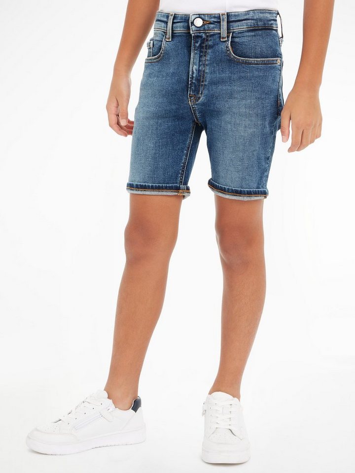 Calvin Klein Jeans Shorts REG ESS SERENE BLUE DENIM SHORTS Kinder bis 16 Jahre von Calvin Klein Jeans
