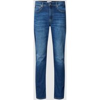 Calvin Klein Jeans Slim Fit Jeans mit Label-Details in Jeansblau, Größe 29/32 von Calvin Klein Jeans