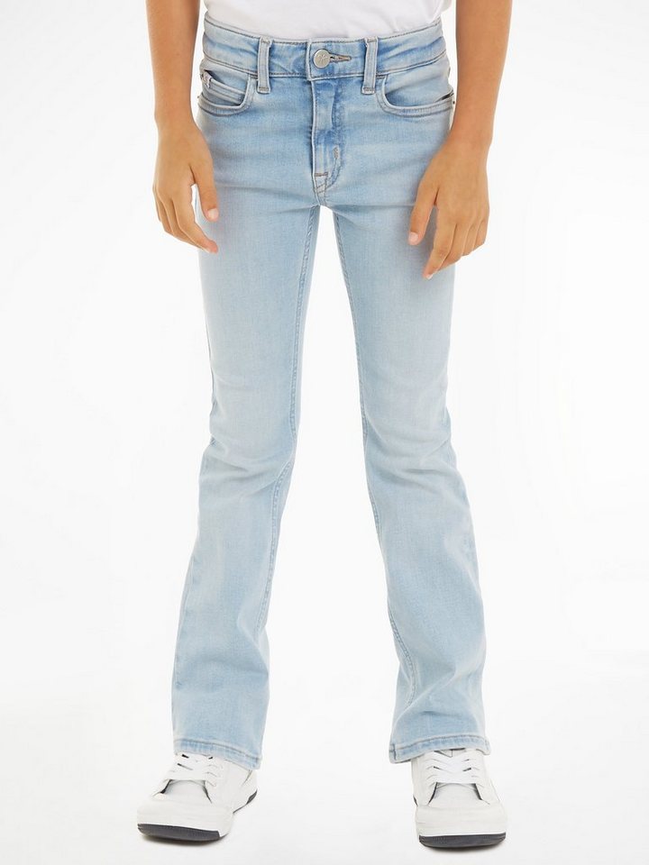 Calvin Klein Jeans Stretch-Jeans MR FLARE LIGHT SKY BLUE STR Kinder bis 16 Jahre von Calvin Klein Jeans