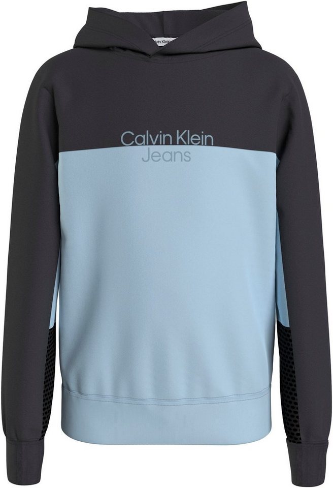 Calvin Klein Jeans Sweatshirt TERRY COLOR BLOCK REG. HOODIE für Kinder bis 16 Jahre von Calvin Klein Jeans