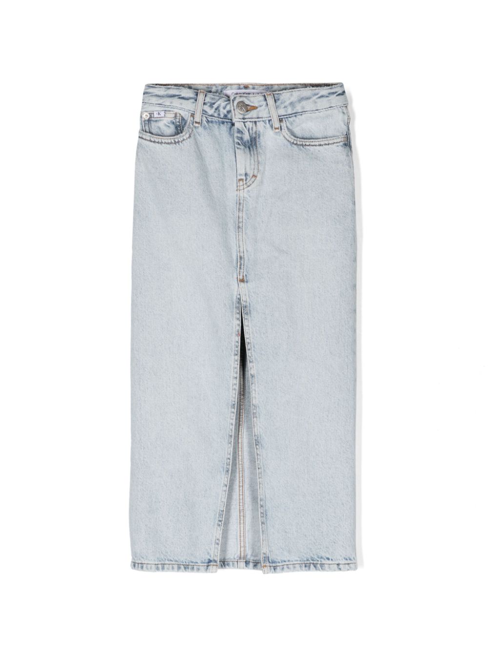 Calvin Klein Kids Maxirock aus Denim - Blau von Calvin Klein Kids