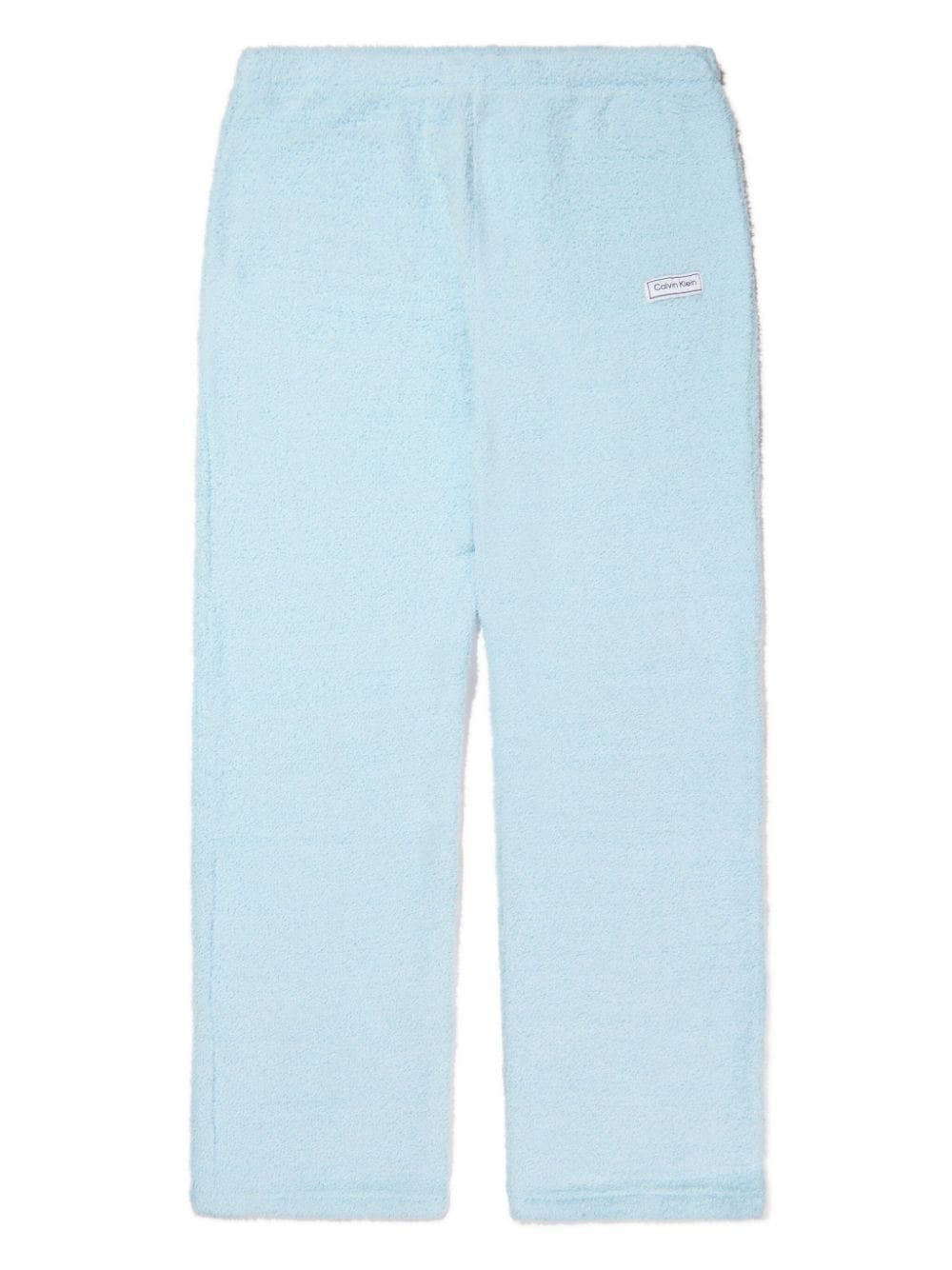 Calvin Klein Kids Strukturierte Hose mit Logo-Patch - Blau von Calvin Klein Kids