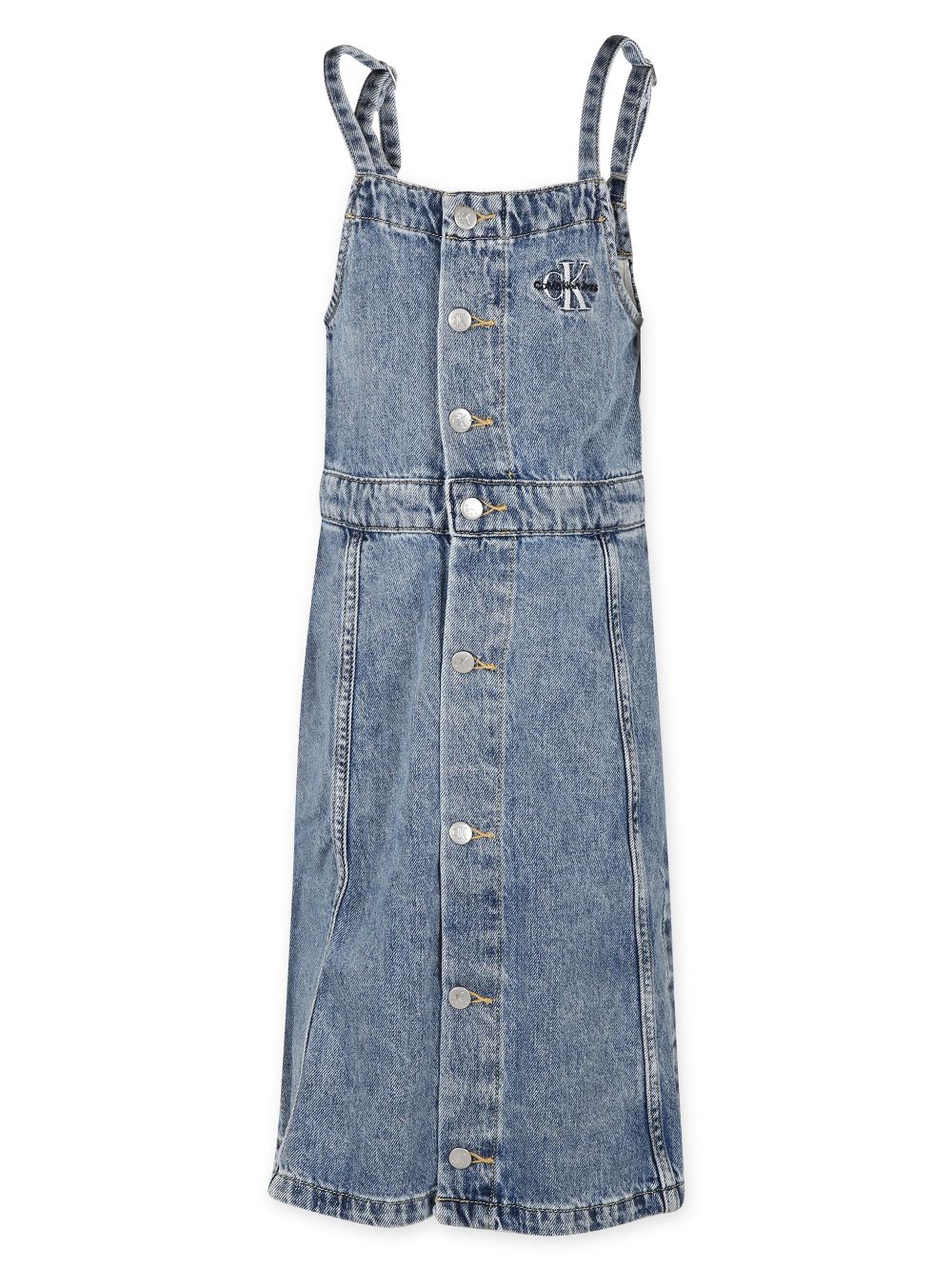 Calvin Klein Kids Jeanskleid mit Logo-Stickerei - Blau von Calvin Klein Kids