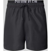 Calvin Klein Underwear Badehose mit Label-Print in Black, Größe XL Calvin Klein Underwear Badehose mit Label-Print in Black, Größe XL von Calvin Klein Underwear
