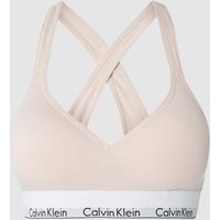 Calvin Klein Underwear Bralette mit Logo-Bund in Rosa, Größe L von Calvin Klein Underwear