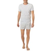 Calvin Klein Underwear Herren Shorts + T-Shirt blau Baumwolle gemustert von Calvin Klein Underwear