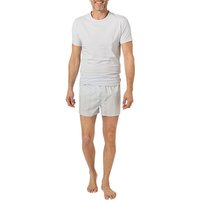 Calvin Klein Underwear Herren Shorts + T-Shirt blau Baumwolle gemustert von Calvin Klein Underwear