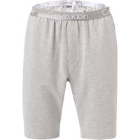 Calvin Klein Underwear Herren Pyjama-Shorts grau Baumwolle unifarben von Calvin Klein Underwear