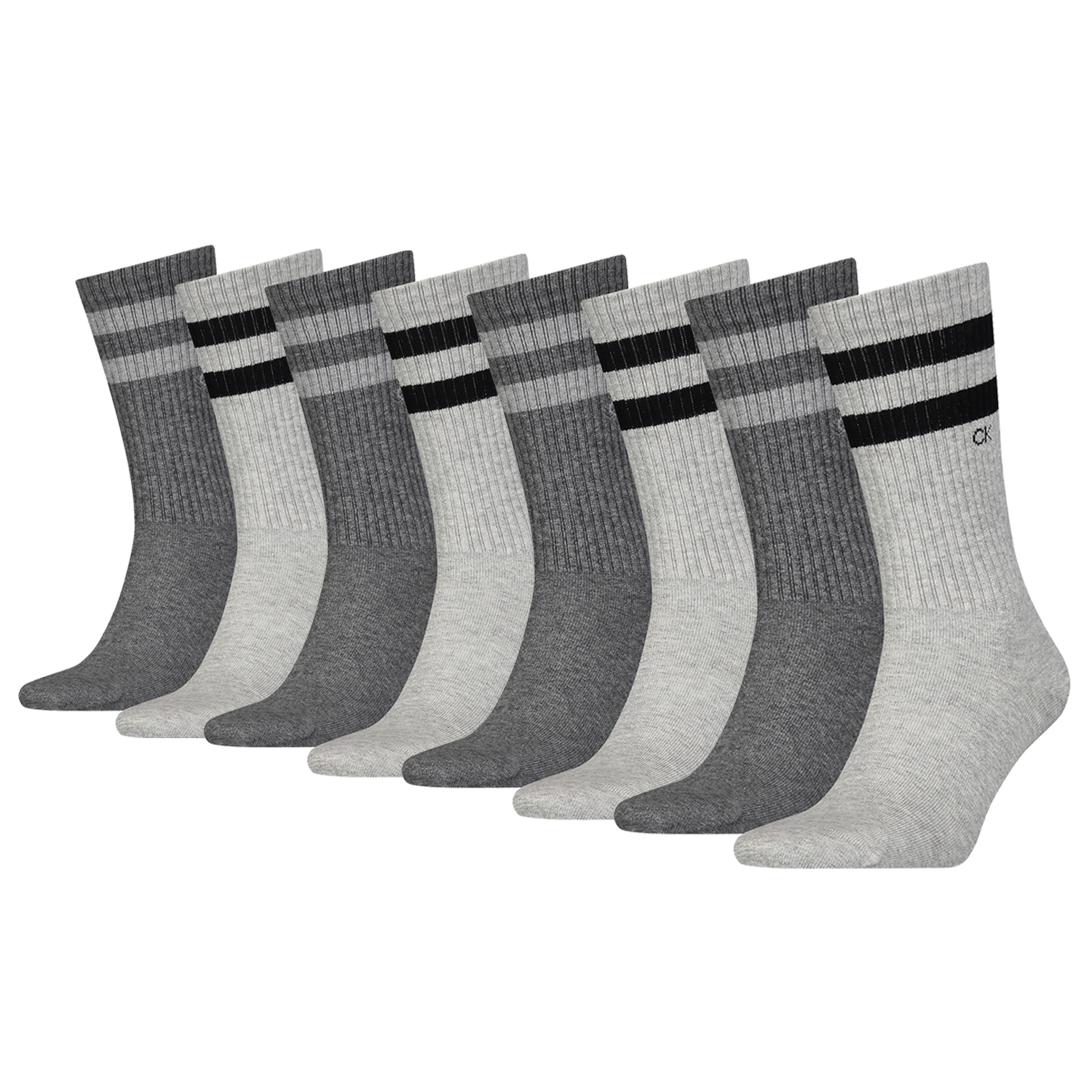 8 Paar Calvin Klein Stripes Herren Sportsocken Tennissocken 8 Paar Calvin Klein Stripes Herren Sportsocken Tennissocken von Calvin Klein