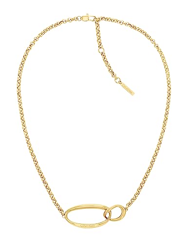 Calvin Klein Halskette für Damen Kollektion PLAYFUL ORGANIC SHAPES Gelbgold - 35000354 von Calvin Klein