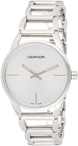 Calvin Klein Damen-Armbanduhr XS ck Stately Analog Quarz Edelstahl K3G23126 von Calvin Klein